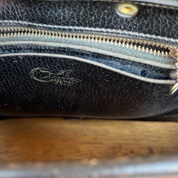 1970’s Edin Collins Collins of Texas ‘Bird Watcher’ bejeweled leather purse - Picture 5 of 5